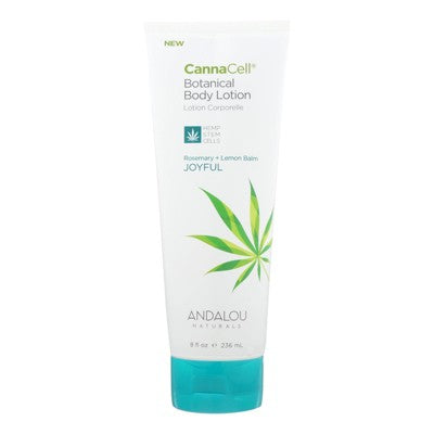 Andalou Naturals CannaCell Rosemary and Lemon Balm Botanical Body Lotion - 8 fz