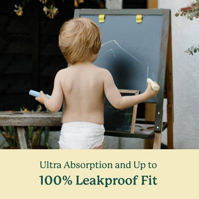 EcoPeaCo. Bamboo Disposable Diapers - Made with Organic Bamboo and Viscose - Size 2T-3T - 72ct