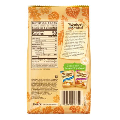 Werther's Original Halloween Harvest Caramel Apple Filled Hard Candies - 9.4oz