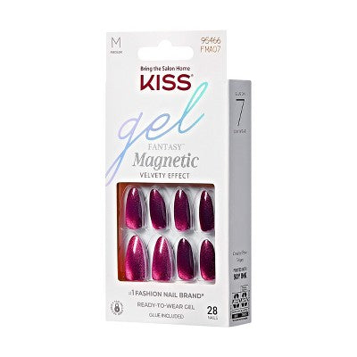 KISS Products Gel Fantasy Magnetic Fake Nails - Stream - 31ct