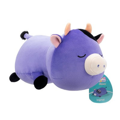 Squishmallows 18" Large Plush Ingred Dark Purple Cow Sleepamallows