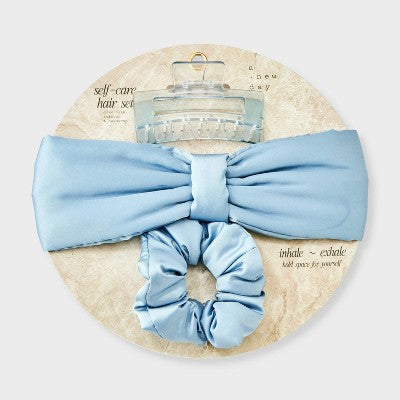 Spa Hair Set 3pk - A New Day Blue
