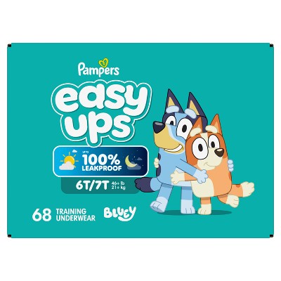 Pampers Easy Ups Bluey Training Underwear - Size 6T-7T - 68ct