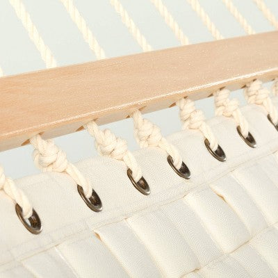 13' Soft Grid-Weave Oversized 2-Person Outdoor Hammock Cream - Hearth & Hand with Magnolia