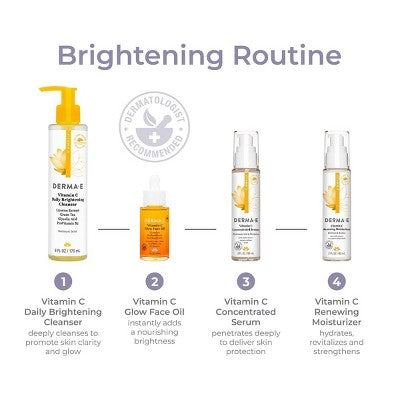 derma e Vitamin C Instant Radiance Citrus Facial Peel - 2oz