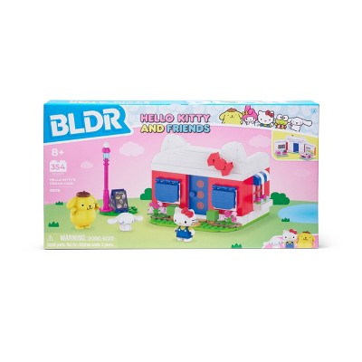 Hello Kitty and Friends Hello Kitty's Dream Cafe Building Set with Hello Kitty, Cinnamoroll, and Pompompurin Minifigures