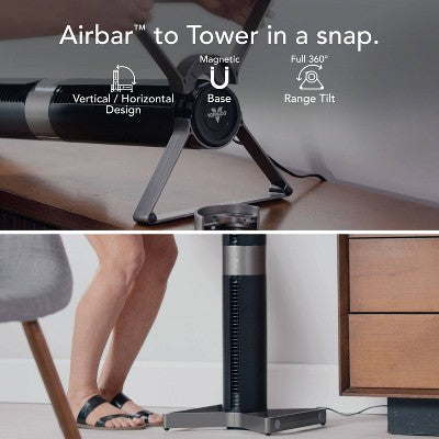 Vornado Airbar 4 35" Tower Fan and Horizontal Air Circulator with Remote Control (LOCAL PICKUP ONLY)