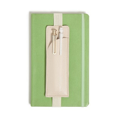 U Brands 1ct Vegan Leather Open Pen Pouch with Elastic Band