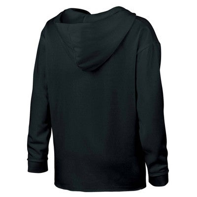 NHL Philadelphia Flyers Women's Dark Fleece Hooded Sweatshirt - XL