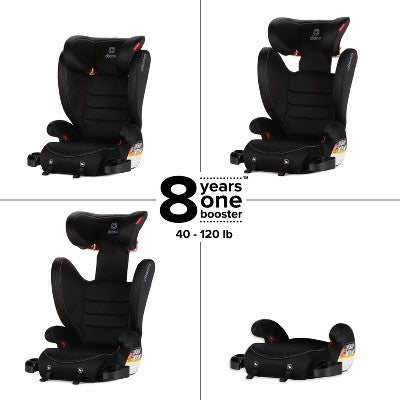 Diono Monterey 2XT Latch 2-in-1 Booster Car Seat - Black (LOCAL PICKUP ONLY)