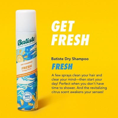 Batiste Fresh Breezy Citrus Dry Shampoo - 3.81oz