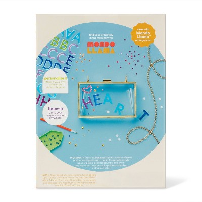 Customizable Acrylic Bag Craft Kit Gift - Mondo Llama