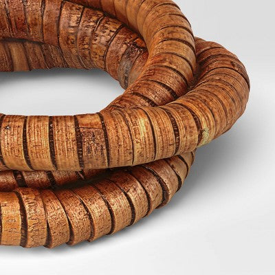 2pk Napkin Ring Dark Walnut - Threshold