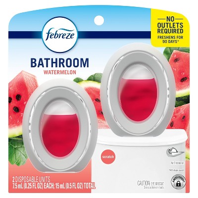 Febreze Sweet Watermelon Vine Bathroom Air Freshener - 2ct
