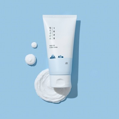 Round Lab 1025 Dokdo Cleanser - 40ml: Foam, Soothing, Hydrating, Normal & Sensitive Skin
