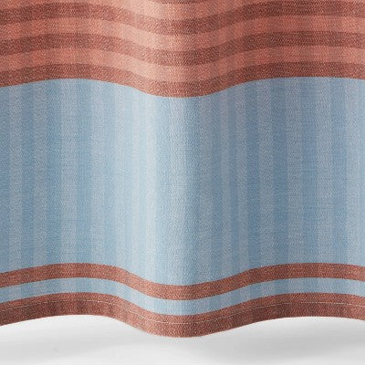 Gingham Plaid Shower Curtain Blue - Threshold