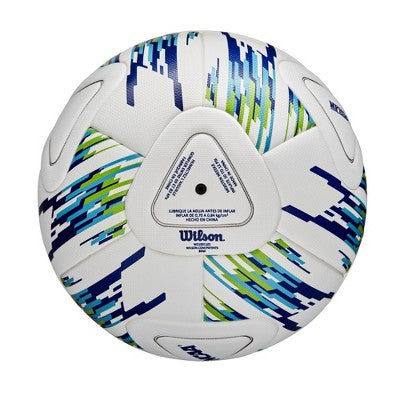 Wilson NCAA Size 5 Vanquish Soccer Ball - White/Blue/Green