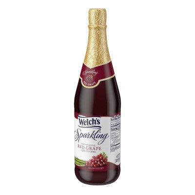 Welch's Sparkling Red Grape Juice - 25.4 fl oz Glass Bottle