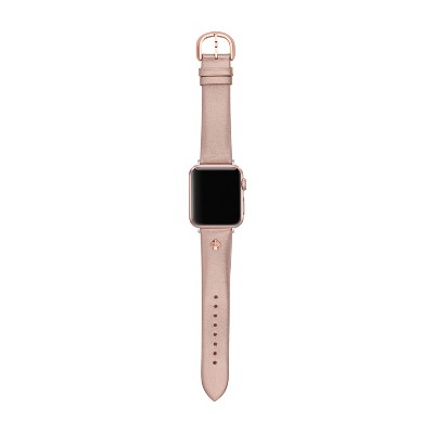 Kate Spade New York Metallic Rose Gold Leather 38/40mm Band for Apple Watch