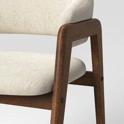 Ingleside Open Back Upholstered Wood Frame Dining Chair Linen - Threshold (LOCAL PICKUP ONLY)