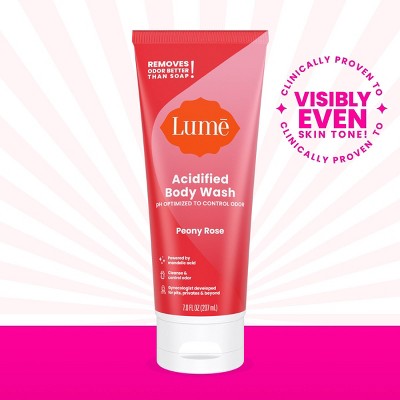 Lume Body Wash Tube - Floral/Rose Scent - 7oz