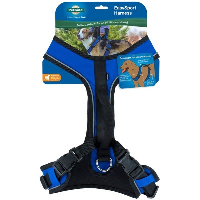 PetSafe EasySport Adjustable Dog Harness - M - Blue
