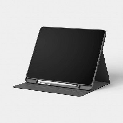 iPad Air 13 (2024) Case - heyday Black Saffiano