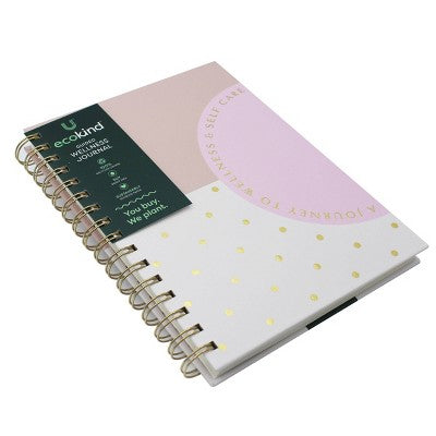Continental Accessory Journey to Wellness Guided Twin Wire Journal 6.75"x8.5" 100 Sheets