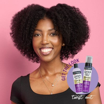 Aunt Jackie's Curls & Coils Curl La La Foam-a-licious Styling Mousse - 8.5 fl oz