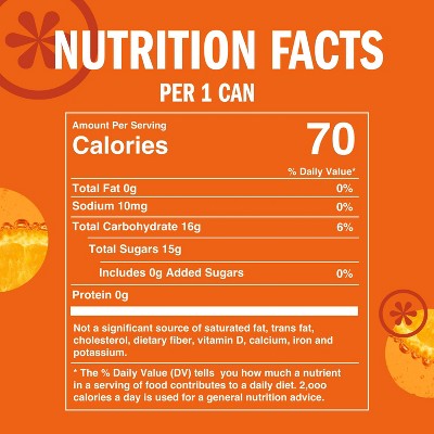 IZZE Clementine Sparkling Juice - 6pk/8.4 fl oz Cans