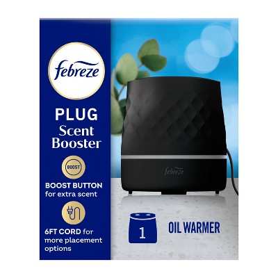 Febreze Black Plug Scent Booster Oil Diffuser Air Freshener Holder Unscented