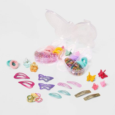 Toddler 228pc Butterfly Hair Clip and Pin Set - Cat & Jack