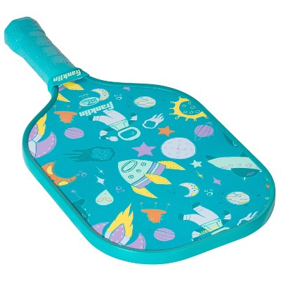 Franklin Sports Youth Paddle - Space Graphic: Fiberglass Pickleball Racquet
