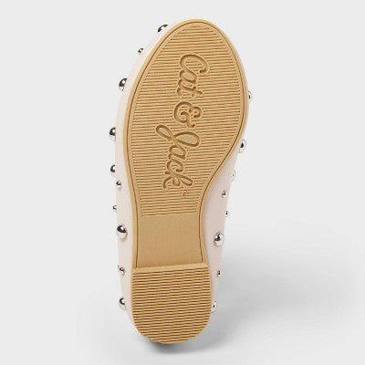 Toddler Heather Stud Ballet Flats - Cat & Jack Blush 5T