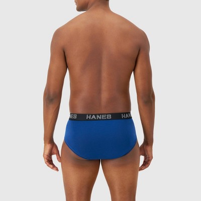 Hanes Premium Men's 3pk Briefs - Gray/Blue/Black XL