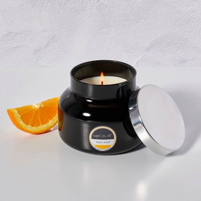 Capri Blue Signature Volcano Jar Candle 19oz Black