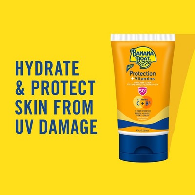 Banana Boat Protect Plus Vitamins Sunscreen Lotion - SPF 50 - 4.5 fl oz