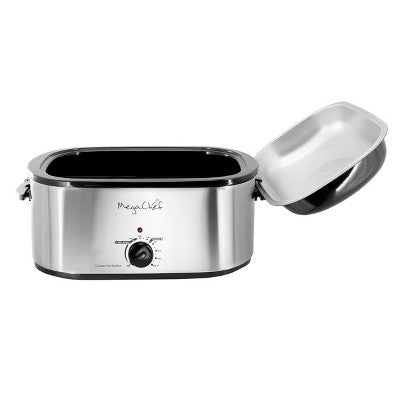 MegaChef 22 Quart Electric Roaster Oven with Self-Basting Lid