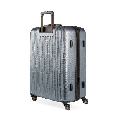 SWISSGEAR Energie Hardside Large Checked Spinner Suitcase - Iron Gray