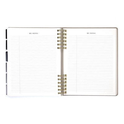 Altitude 8"x10" Weekly/Monthly Planner Warm Gray 15 Month Bamboo Paper Recycled Stickers and Pocket Folder