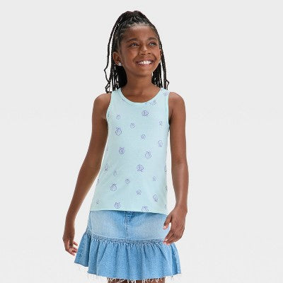 Girls' Shell Tank Top - Cat & Jack Mint Green M