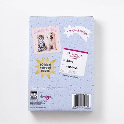 Paper Magic 16ct Rachael Hale Notepad Valentine's Day Exchange Cards