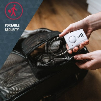 Sabre Door Handle Alarm: Portable Home Security Sensor, Battery Operated, Alerts on Forced Entry, No Assembly Required