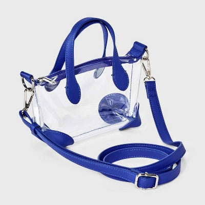 Game Day Clear Pouchette Crossbody Bag - Wild Fable Dark Blue