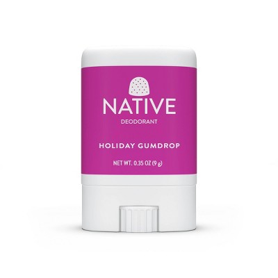 Native Deodorant - Limited Edition Holiday - Gumdrop - Aluminum Free Mini - 0.35 oz