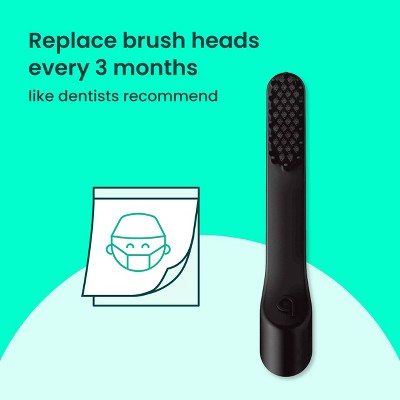 quip Sonic Electric Metal Toothbrush and Travel Case - Black