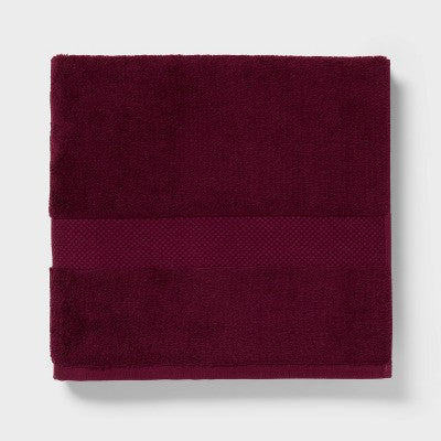 2pk Performance Plus Bath Towels Wine - Threshold