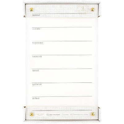 Sugar Paper Essentials 16"x10" Glass Dry Erase Board