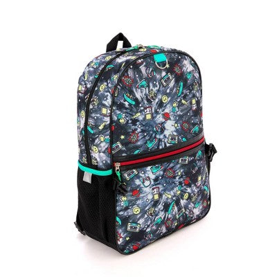 Locker Club Kids' 16L Kids Backpack with Lunch Box Headphone - Black: Preschool, Tear-Resistant