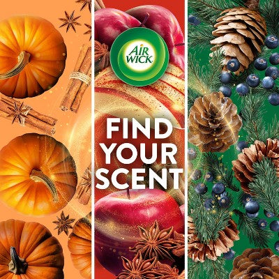 Air Wick Plug-In Scented Oil Air Freshener Starter Kit Apple Cinnamon Medley - 0.67 fl oz